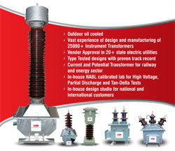 Oil Cooled Instrument Transformers